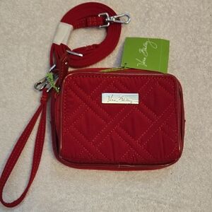 Vera Bradley On the Sqaure Wristlet - Tango Red - NEW with tags